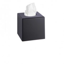 Dyspenser chusteczek higienicznych – kostka / ABS czarny mat